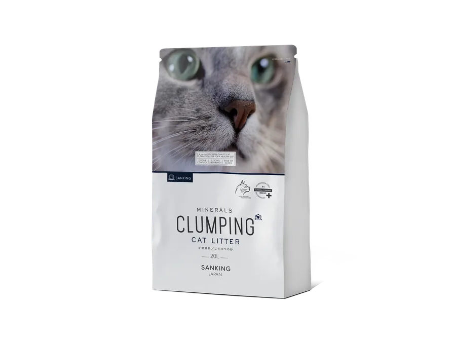 Sanking 20L Carbon Fine Bentonite cat litter — bulk cat litter for multiple cats Malaysia
